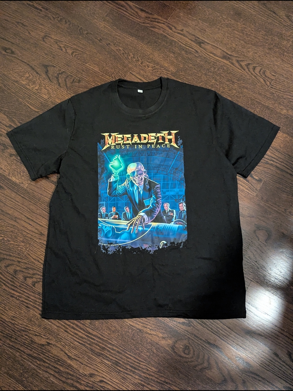 Megadeth Rust In Peace T-Shirt Black Graphic Album Tee Size XL